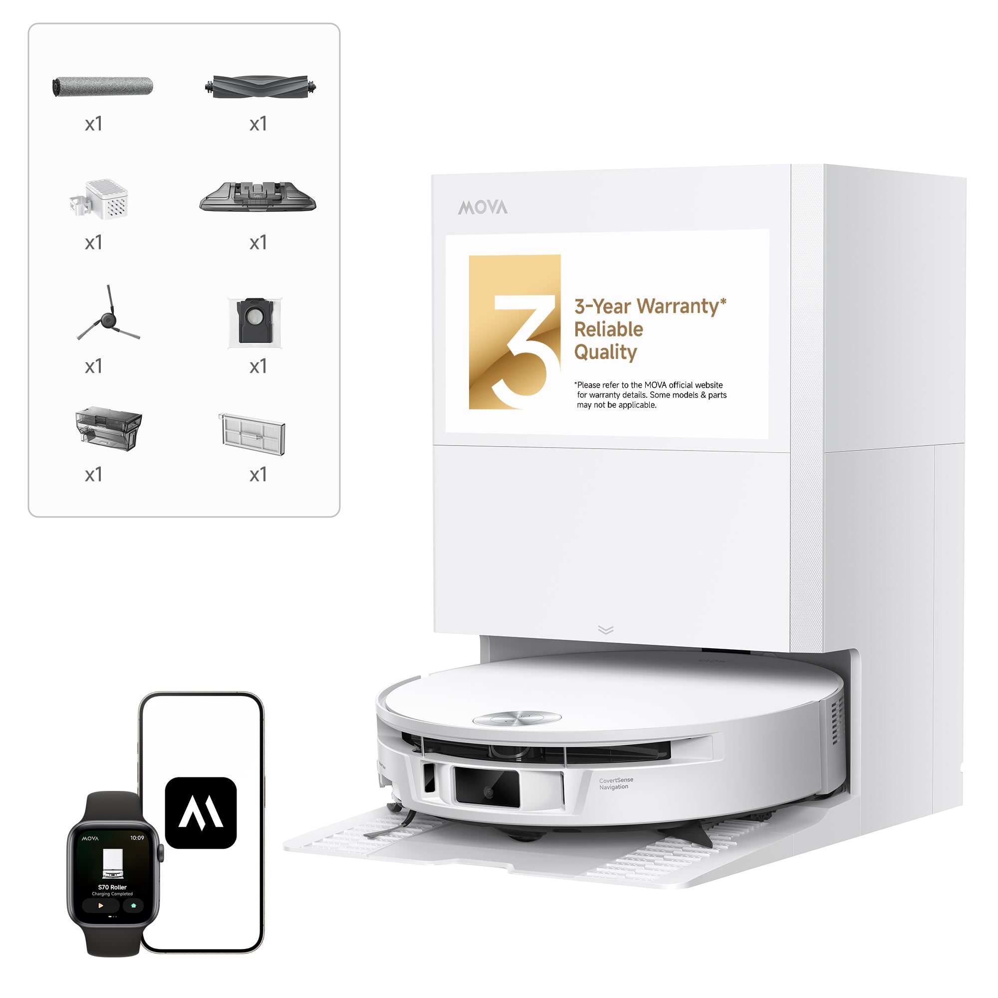 MOVA S70 Roller Robot Vacuum