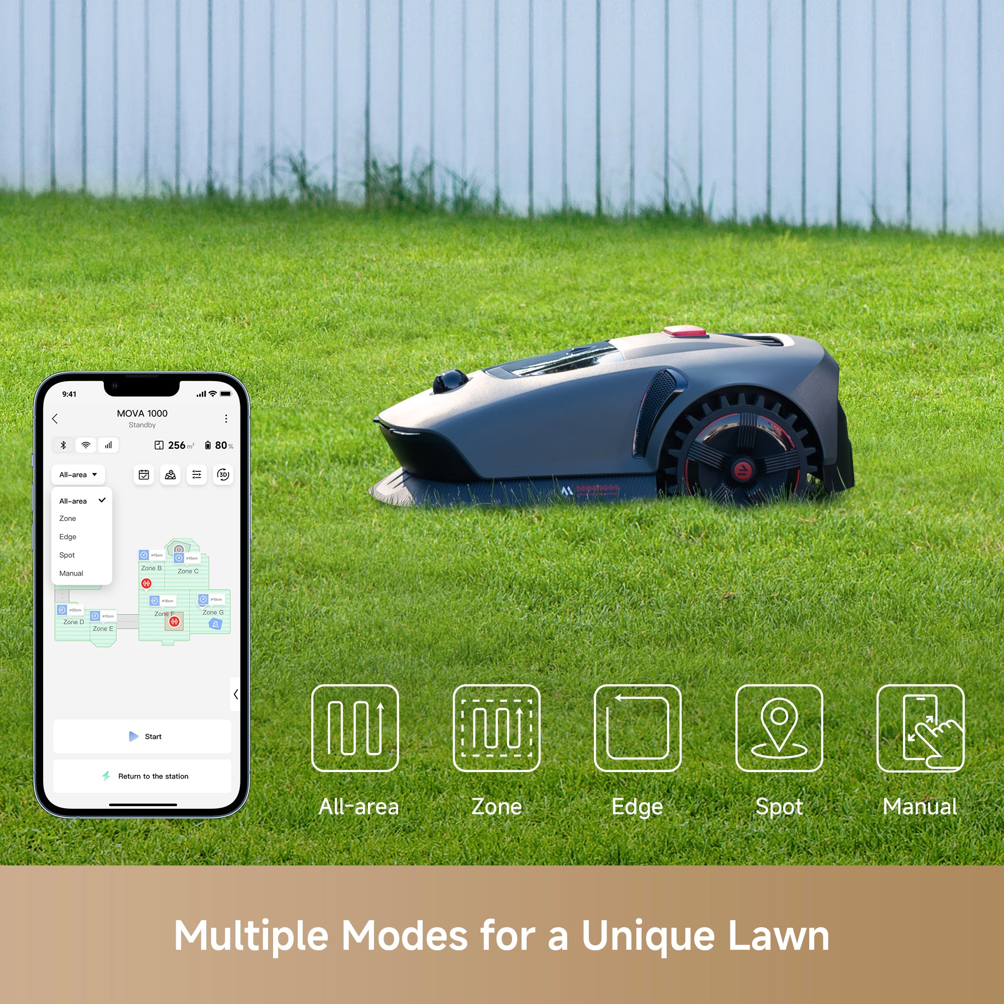 MOVA 1000 Robot Lawn Mower