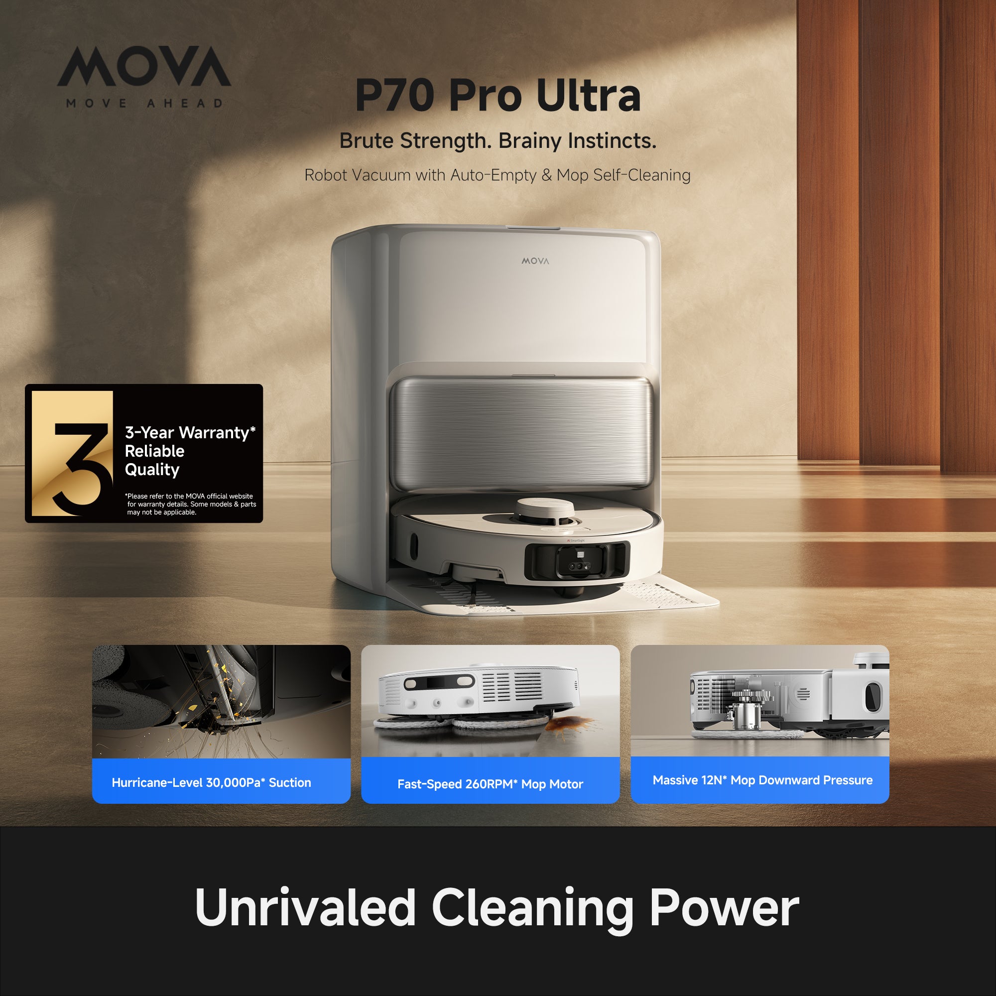 MOVA P70 Pro Ultra Robot Vacuum
