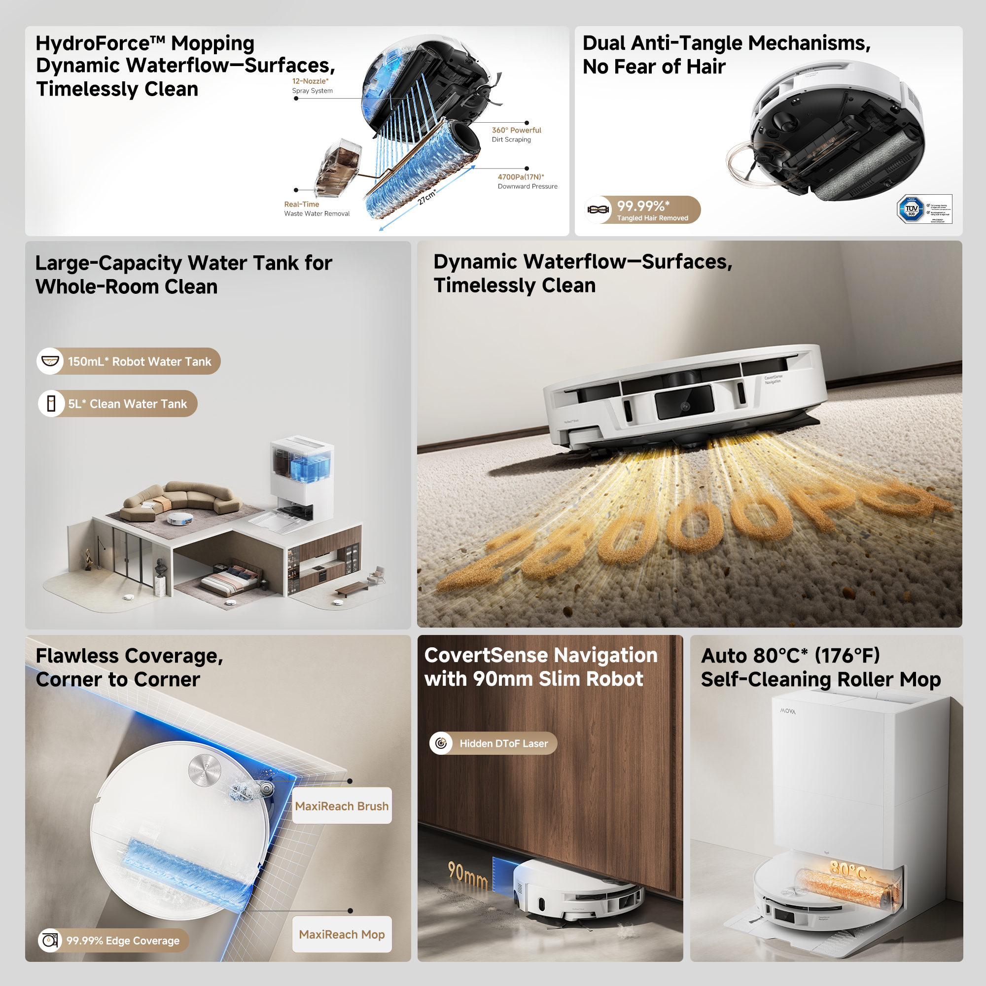 MOVA S70 Roller Robot Vacuum